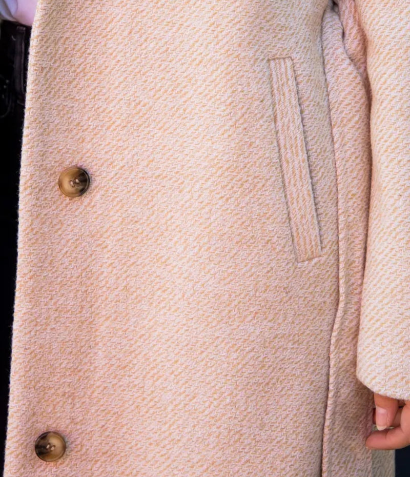 Belted Longline Wool Coat